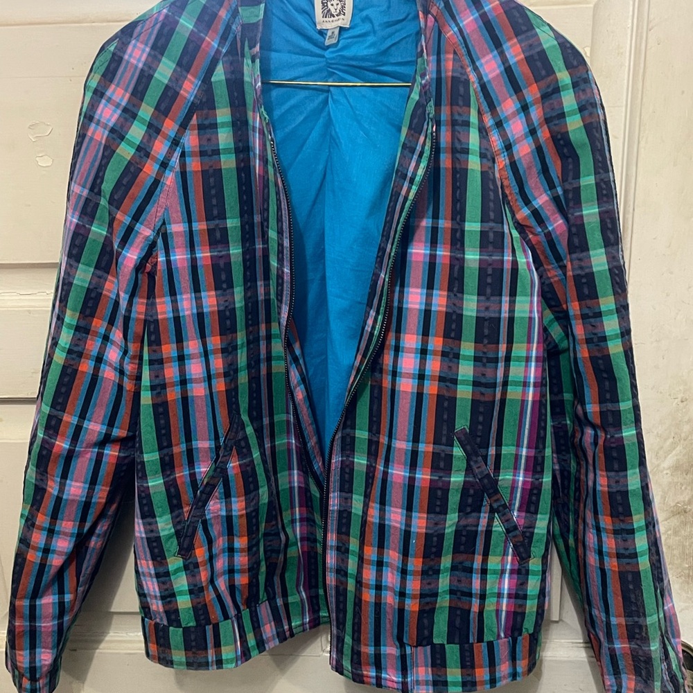 Multicolor Plaid Women’s Jacket - image 1